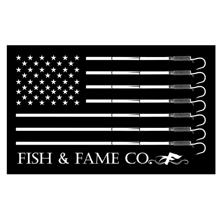 Trust Flag Decal, Fishing Hoodie, Sportfishing Jacket, Salt Water Fishing  Apparel