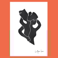 Image of Linogravure - Le Câlin - A5