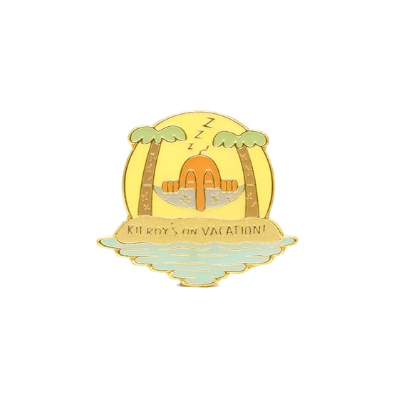 Image of Kilroy Vacation pin