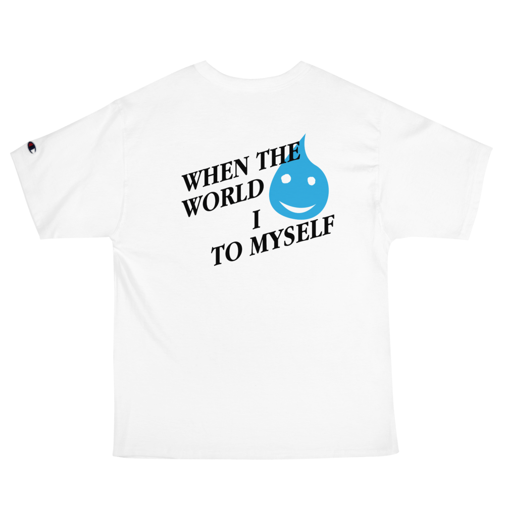 Image of I cry when they smile Tee x Champion