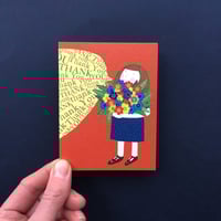 Image 1 of Pack of 6 Mini Thank You Cards