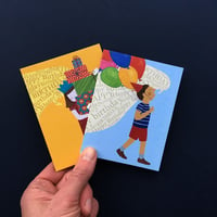 Image 1 of Pack of 10 Mini Birthday Cards 