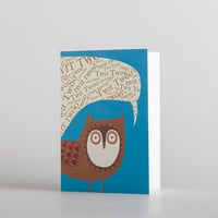 Image 3 of Pack of 6 Mini Greetings Cards - Animals