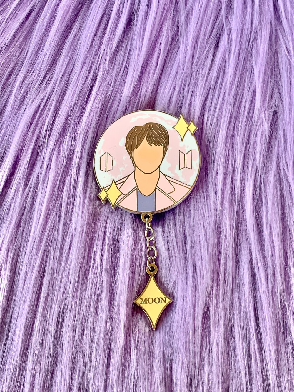 Jin’s Moon Enamel Pin