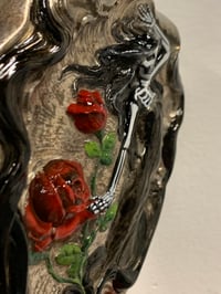 Image 4 of Wilting rose 🥀 antique hand mirror