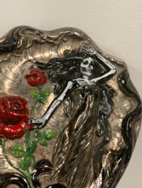 Image 5 of Wilting rose 🥀 antique hand mirror