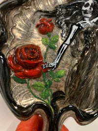 Image 2 of Wilting rose 🥀 antique hand mirror