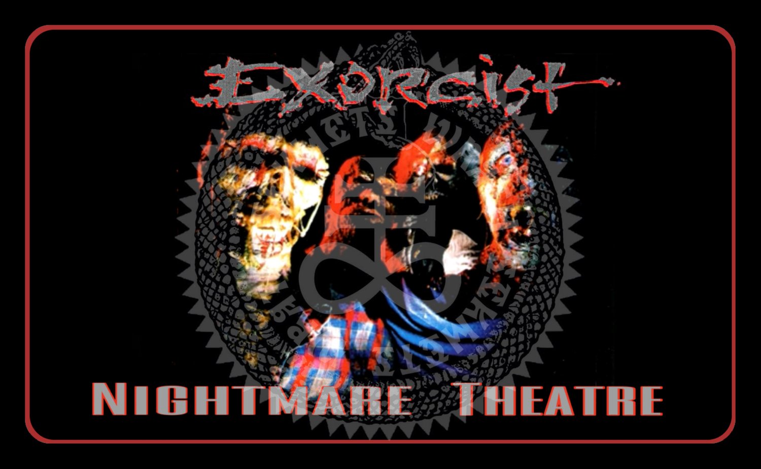 Image of Exorcist pre sale flag nightmare theatre