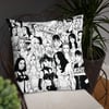 The Golden Age of RnB (black & white); Accent Pillow
