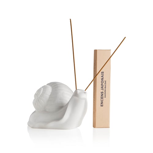 Image of Maison Balzac Monsieur Escargot and Marble hand incense holders