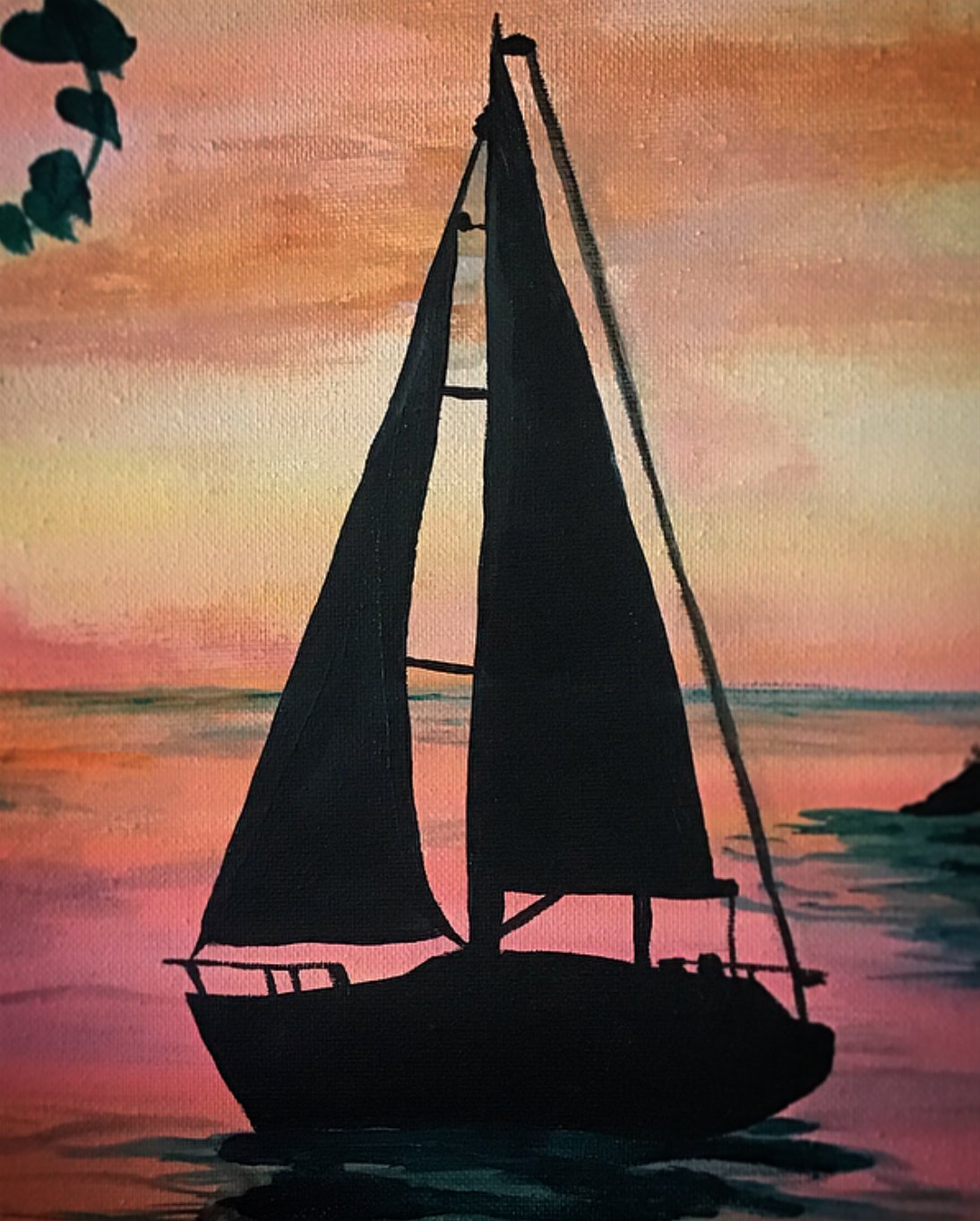 Image of Sailboat Sunset