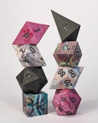 Image 1 of Fusions IV<br>Jesmonite 8 Piece Polyhedral set