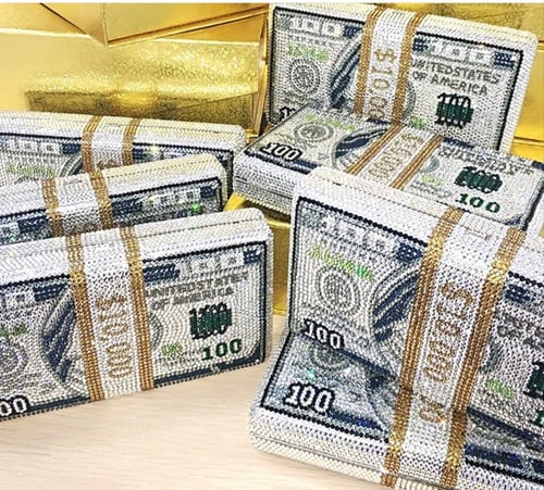 Image of “Money Talks” Clutch purse 