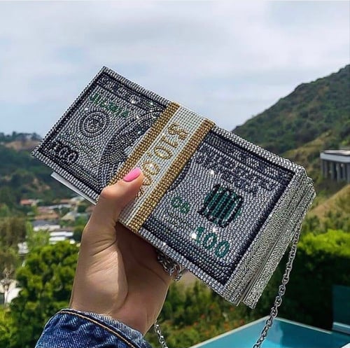 Image of “Money Talks” Clutch purse 