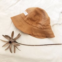 Image 3 of LINEN BUCKET HAT