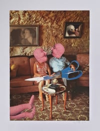 Image 1 of 'Three's a crowd' Framed 