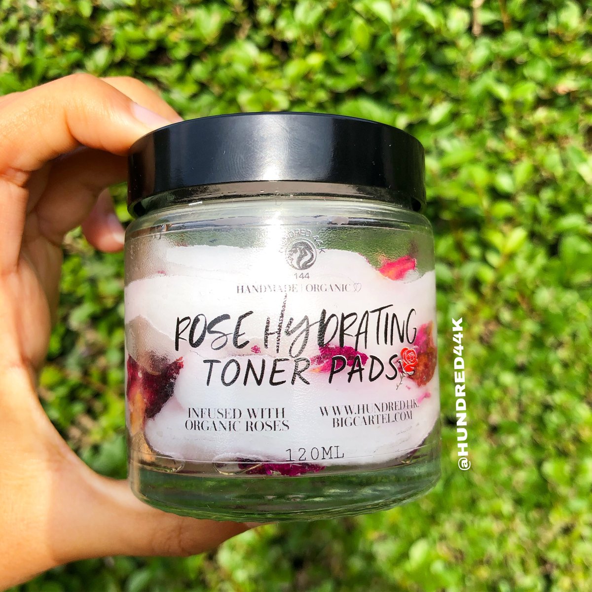 ROSE HYDRATING TONER PADS