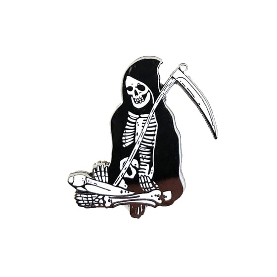 Image of Sitting Reaper pin