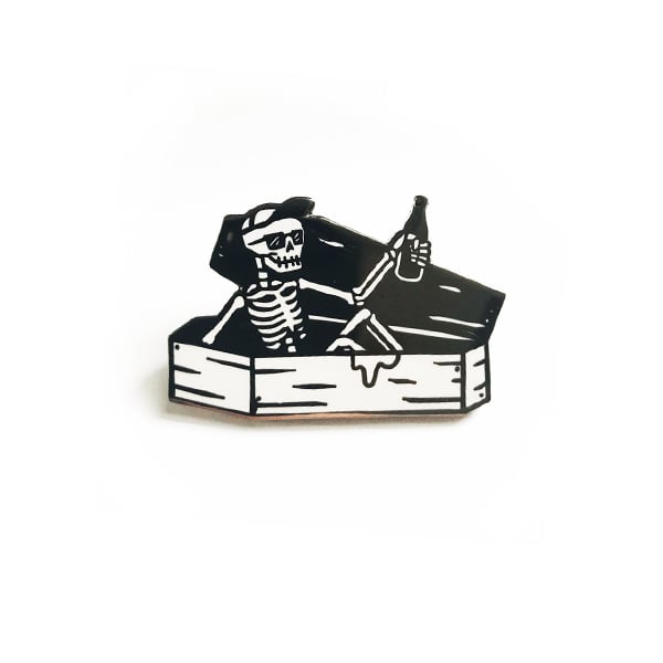 Image of Coffin Guy pin