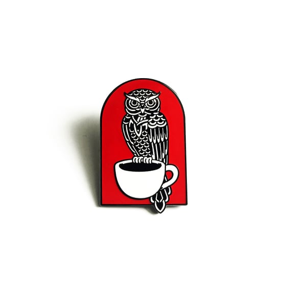 Image of Coffee Owl pin