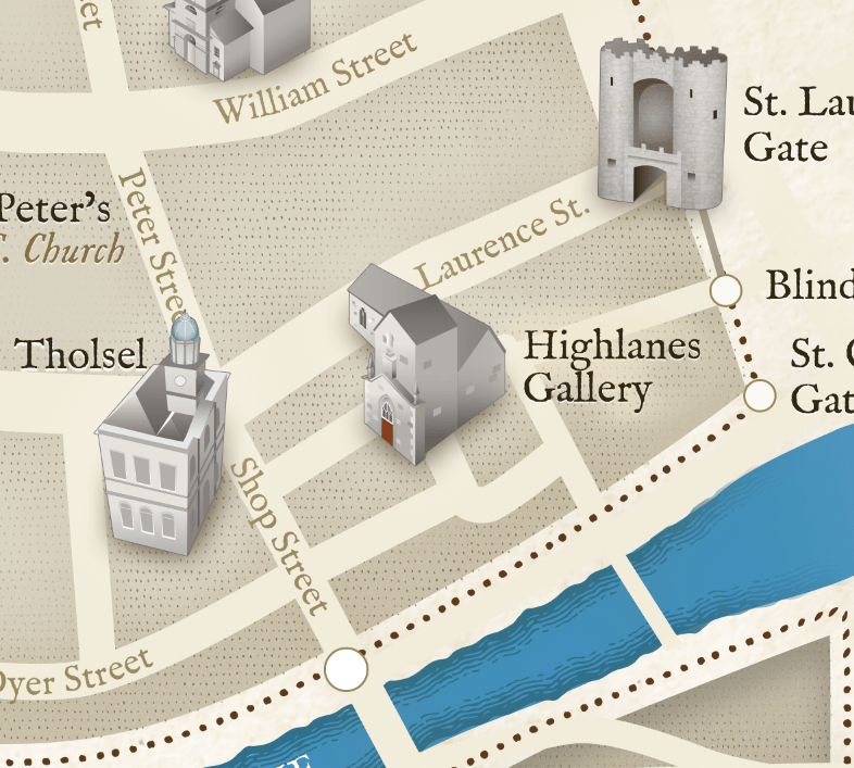 Old Drogheda Walled Town Map