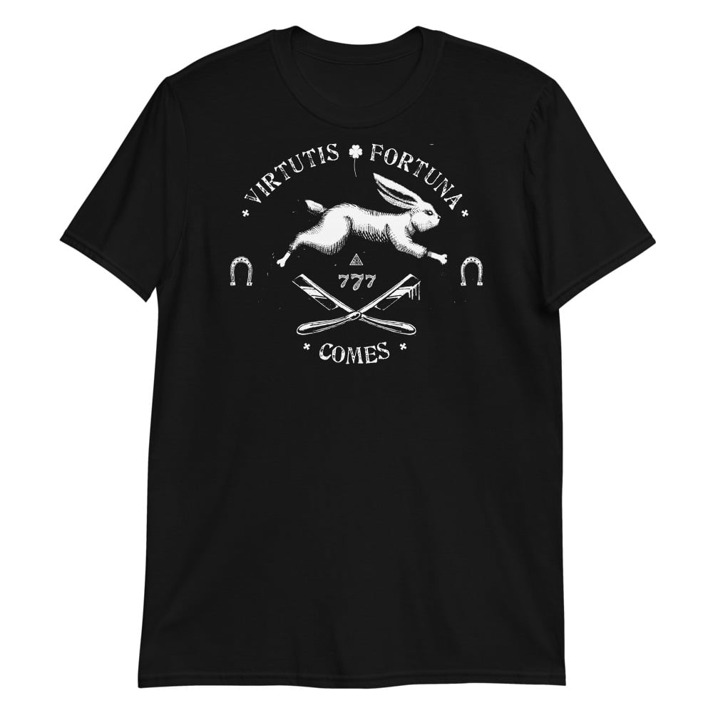 Image of Luck Companion of Courage, Short-Sleeve Unisex T-Shirt