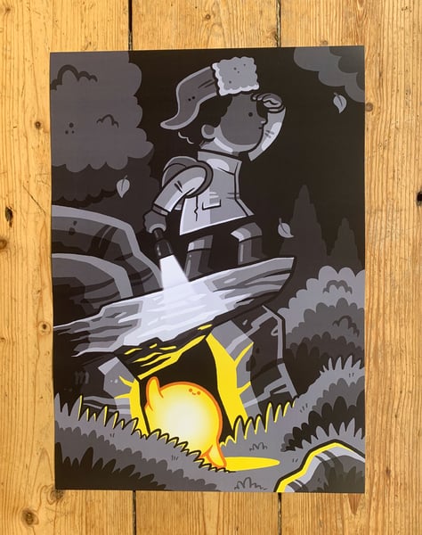 Image of The Seekers - Yellow A3 Print