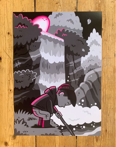 Image of The Seekers - Pink A3 Print