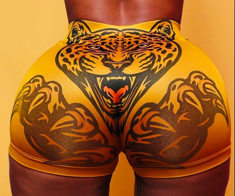 Image of Gold Tiger Shorts