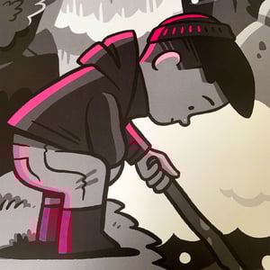 Image of The Seekers - Pink A3 Print