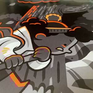 Image of The Seekers - Orange A3 Print