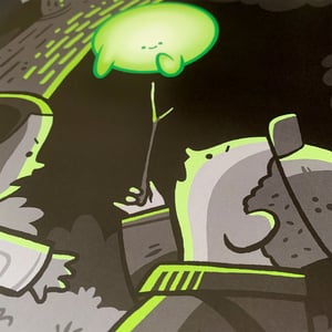 Image of The Seekers - Green A3 Print