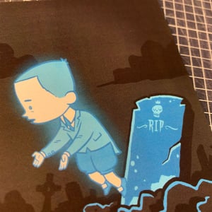 Image of Gravedigger & Ghost Boy Postcard