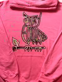 Image 2 of Stay Focused Hoody Pink