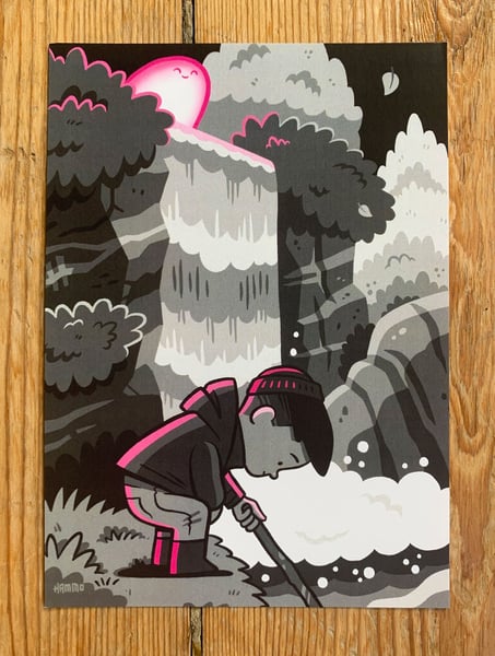 Image of The Seekers (pink) Postcard