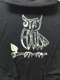 Image 2 of Stay Focused Hoody (Black/Camo)