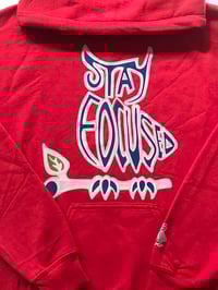 Image 2 of  Stay Focused Hoody Red/Royal
