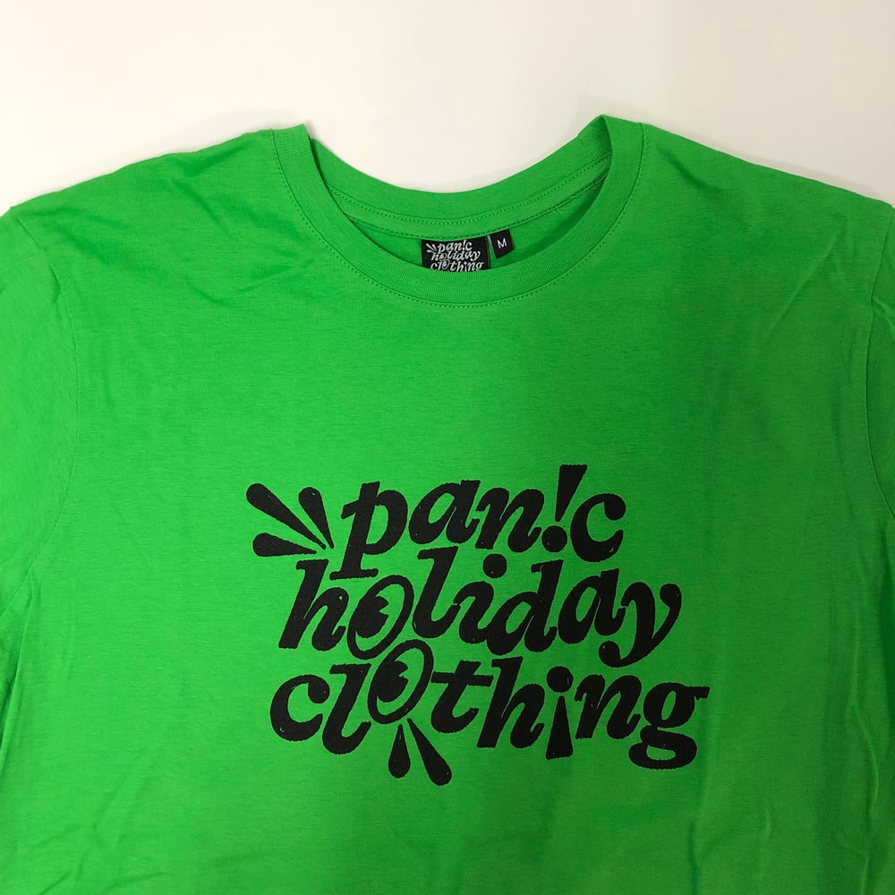 Panic Holiday Logo Green