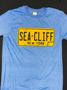 Image of Sea Cliff License Plate Tee, Adult & Youth Sizes
