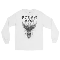 White Raven God Longsleeve T-Shirt