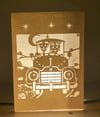 Moonlight Ride Luminaria Note Card