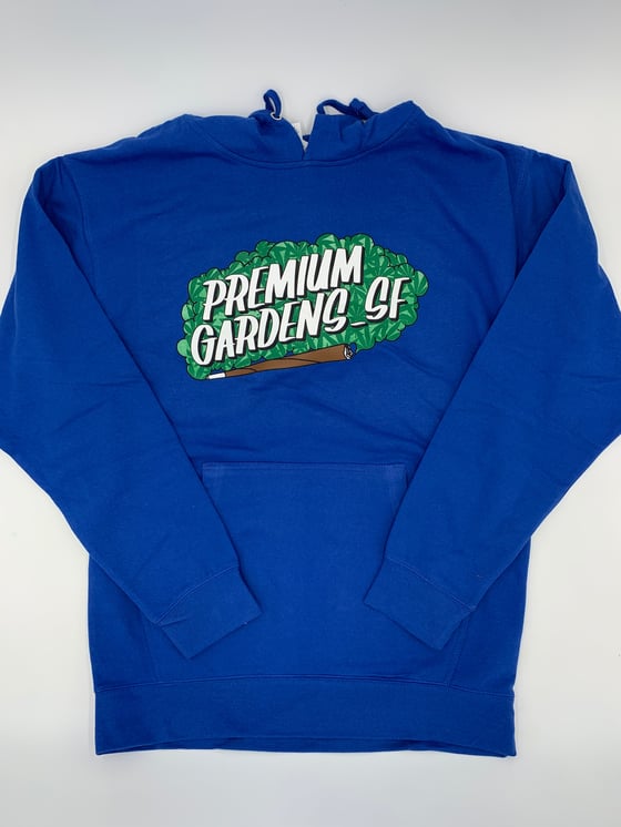 Image of PREMIUM GARDEN _SF BLUE HOODIE 