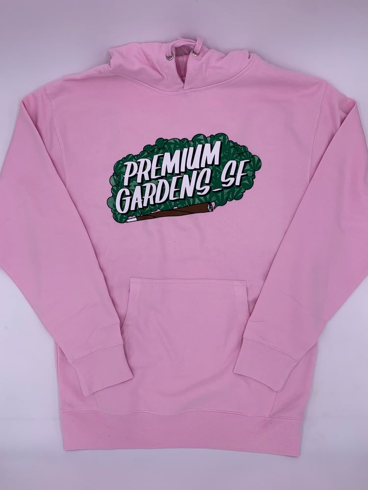 Image of PREMIUM GARDEN_SF  PINK HOODIE 