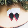 Amelie Eco Vegan Leather Earrings ❣️