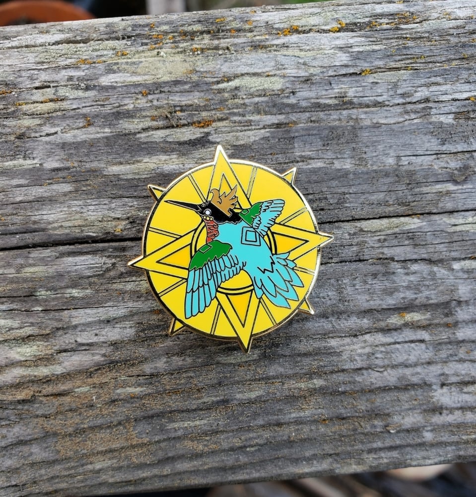 Image of Huitzilopochtli pin