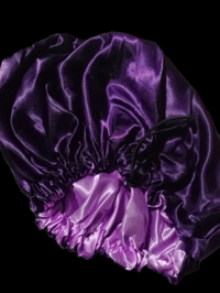 Amethyst  Reversible Satin Cap