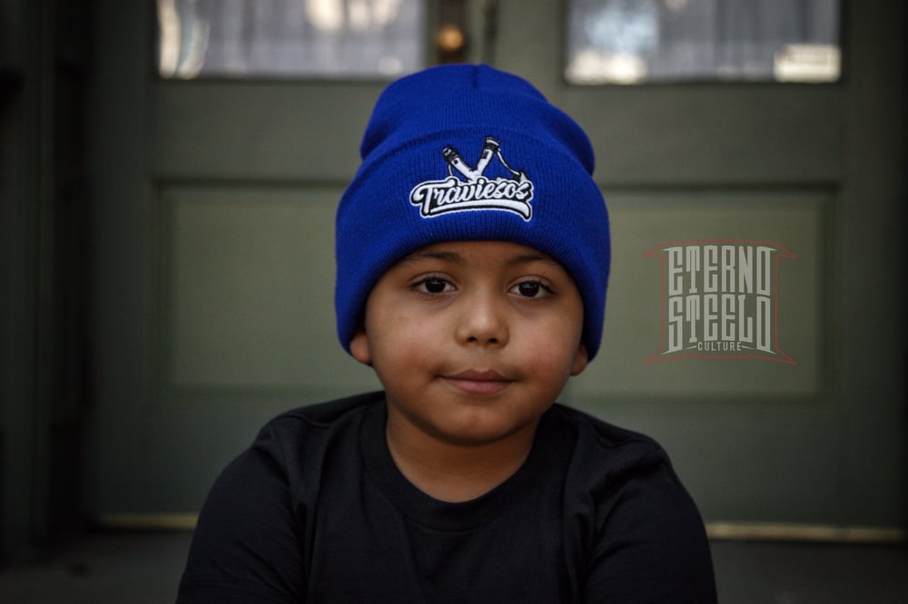 Image of NEW! Traviesos beanie (blue)