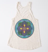 Image 3 of Lotus Racer Back Tank Top