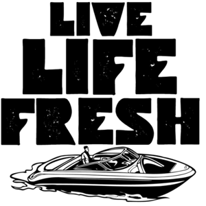 Image of Dead Fresh Live Life Fresh tee