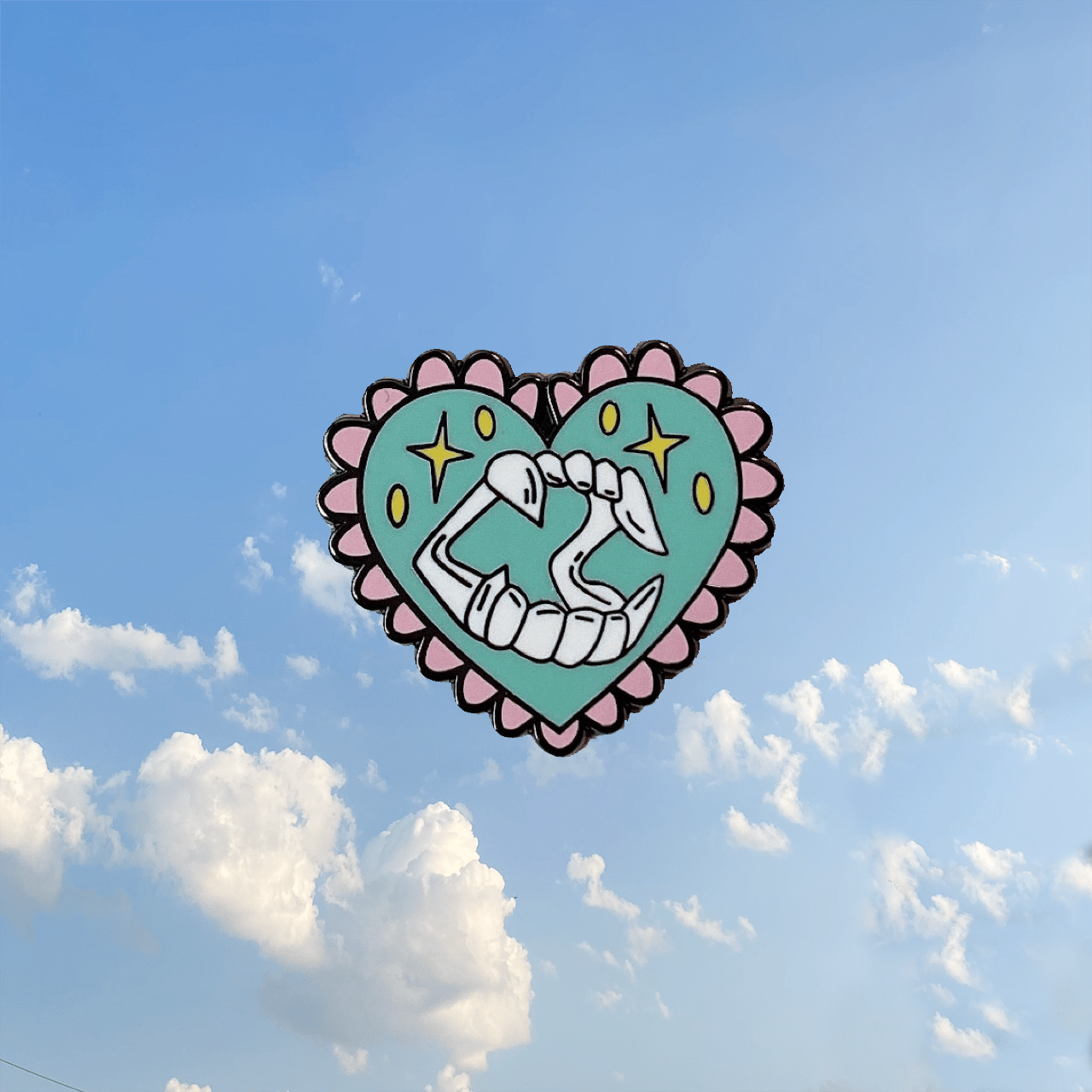 Lace Heart Fangs